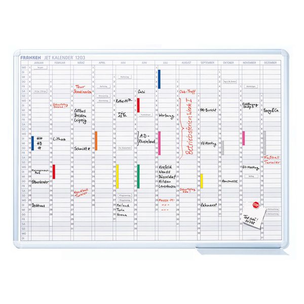 Franken Planungstafel Jet Kalender 1203 90x120cm